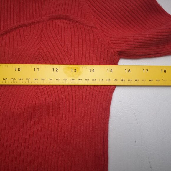 NWT Old Navy Girls Size Large Red Square Neckline Sweater - Picture 8 of 10